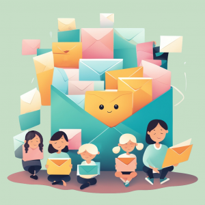 peopl_and_envelope People sitting and reading letters